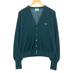 古着 80~90年代 ラコステ LACOSTE IZOD アクリルニットカーディガン USA製 メンズM ヴィンテージ /eaa395079