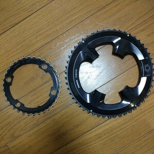 シマノ 11sチェーンリング 50-34T グレード不明 SHIMANO コンパクトチェーンリング