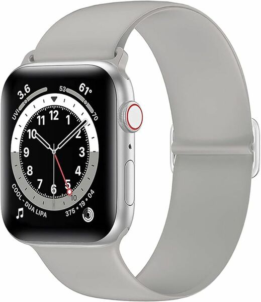 コンパチブル Apple Watch ソフトシリコン交換バンド 調節可能 弾性 おしゃれ 防水