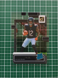 ★PANINI 2022 NFL CLEARLY DONRUSS #80 VELUS JONES JR.［CHICAGO BEARS］ベースカード「RATED ROOKIE」ルーキー「RC」★