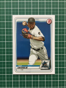 ★TOPPS MLB 2020 BOWMAN #BP-72 JAZZ CHISHOLM［MIAMI MARLINS］ベースカード PROSPECTS プロスペクト 20★