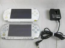 【同梱可】中古品 ゲーム PSP 1000 2000 ホワイト シルバー 本体 動作品 充電器付き 2点 グッズセット_画像1