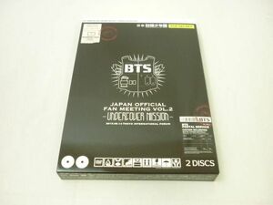 【同梱可】中古品 韓流 防弾少年団 BTS JAPAN OFFICIAL FAN MEETING VOL.2 UNDERCOVER MISSION DVD