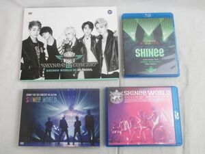 【同梱可】中古品 韓流 SHINee DVD Blu-ray SHINEE WORLD III IN SEOUL・2012 2013 JAPAN ARENA等4点グッズセット