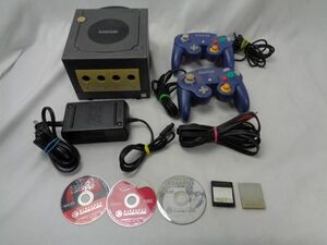 【同梱可】中古品 ゲーム ゲームキューブ 本体 DOL-001 バイオレット 動作品 ソフト 大乱闘スマッシュブラザーズ DX