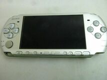 【同梱可】中古品 ゲーム PSP 本体 PSP3000 ミスティックシルバー 動作品 ソフト アーマード・コア 3 ポータブル 等_画像2