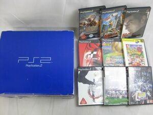 【同梱可】中古品 ゲーム プレイステーション2 PS2 本体 SCPH-10000 箱あり コントローラー シティークライシス サル