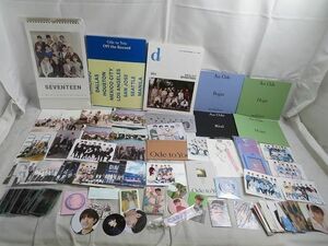 【同梱可】中古品 韓流 SEVENTEEN 他 トレカ 26枚 OdetoYou SEVENTEENCafe ワッペンバッチ パスケース 他 グッズセッ