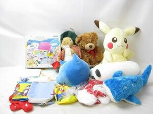 【同梱可】中古品 ホビー ピカチュウ ポケモン 等 ぬいぐるみ ステンシルコレクション タオル 等 グッズセット