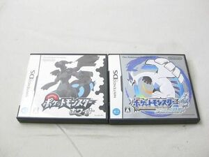 【同梱可】中古品 ゲーム ニンテンドーDS ソフト ポケットモンスター 銀 ソウルシルバー ホワイト 2点 グッズセット