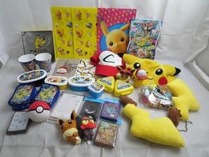 【同梱可】中古品 ホビー ポケモン のみ ピカチュウ イーブイ 他 クリアファイル ストラップ ポーチ キャップ 帽子