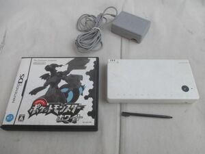 【同梱可】中古品 ゲーム ニンテンドーDS 本体 Dsi TWL-001 ポケモン ホワイト オリジナルパック レシラム ゼクロム