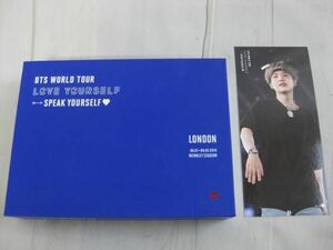 【同梱可】中古品 韓流 防弾少年団 BTS WORLD TOUR LOVE YOURSELF SPEAK YOURSELF LONDON DVD フォトカード シュガ