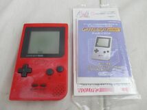 【同梱可】中古品 ゲーム ゲームボーイ 本体 pocket MGB-001 レッド 箱取説付き 動作品_画像2