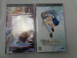 【同梱可】未開封 ゲーム PSP ソフト Kanon カノン 智代 アフター 2点 グッズセット