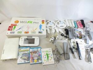 【まとめ売り 中古品】 ゲーム Wii U 本体 WUP-101 32GB Wiiフィット バランスボード ソフト コントローラー 周辺機