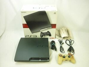 【同梱可】中古品 ゲーム プレイステーション3 PS3ソフト CECH-2000A 120GB ブラック 箱あり コントローラー 周辺機