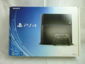 【同梱可】中古品 ゲーム プレイステーション4 PS4本体 CUH-1100A 500GB ジェットブラック 動作品 箱あり コントロー