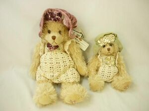 【同梱可】中古品 ホビー Settler Bears セトラベアーズ テディベア ぬいぐるみ タグ付き 2点 グッズセット