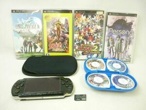 【同梱可】中古品 ゲーム PSP 本体 PSP3000 ブラック 動作品 ソフト 零の軌跡 ファイナルファンタジー III 等 グッズ