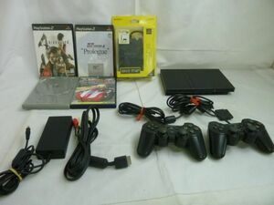 【同梱可】中古品 ゲーム プレイステーション2 PS2 本体 SCPH-70000 ブラック 動作品 コントローラー 周辺機器 喧嘩