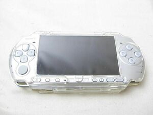 【同梱可】中古品 ゲーム PSP 本体 PSP3000 シルバー バッテリー無し 動作品 カバー付き