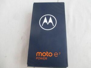 【同梱可】良品 モトローラ Moto e7 power タヒチブルー 32GB SIMフリー XT2097-7