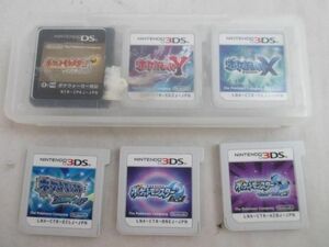 【同梱可】中古品 ゲーム ニンテンドー3DS ソフト ポケットモンスター ウルトラムーン ハートゴールド XY 他6点グッ