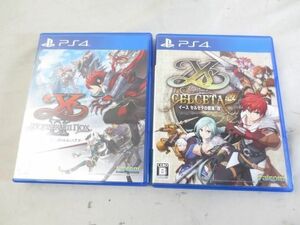 【同梱可】中古品 ゲーム プレイステーション4 PS4ソフト イース モンストルム・ノクス セルセタの樹海 改 2点 グッ