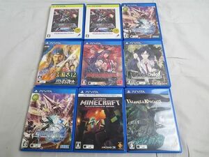 【同梱可】中古品 ゲーム PS Vita ソフト ヴァルハラナイツ 3 GOLD マインクラフト カオスチャイルド 等 9点 グッズ