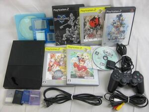 【同梱可】中古品 ゲーム プレイステーション2 PS2 本体 SCPH-90000 ブラック 周辺機器 メモリーカード テイルズオブ