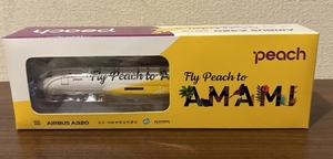 美品 1/200 Peach (バニラエア) エアバス A320 JA08VA FLY PEACH to AMAMI 奄美 特別塗装機 ピーチ航空