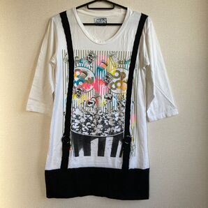 SPINNS スピンズ 七分袖 カットソー