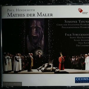 k（3CD）シモーネ・ヤング　ヒンデミット　画家マティス　Simone Yaung Hindemith Mathis der Maler