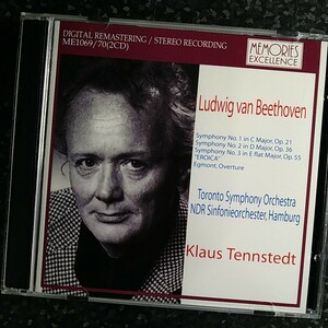 k（MEMORIES 2CD）テンシュテット　ベートーヴェン　交響曲第1-3番　Tennstedt Beethoven Symphony No.1-3