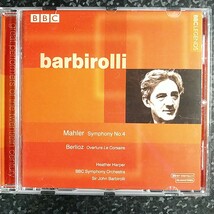 k（BBC）バルビローリ　マーラー　交響曲第4番　Barbirolli Mahler Symphony No.4_画像1