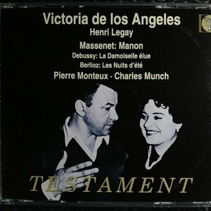 k（3CD）マスネ　マノン　モントゥー　アンヘレス　Massenet Manon Angeles Munch