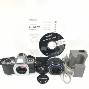 OLYMPUS オリンパス OM-D E-M10 / M.ZUIKO DIGITAL 14-42mm F3.5-5.6 ブラック ミラーレス デジタルカメラ AFレンズ #6140