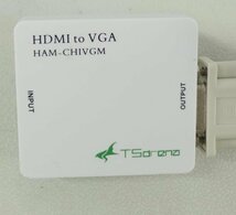 50本set ジャンク扱い TSdrena HAM-CHIVGM HDMI to VGA コンバーター ケーブル HDMI入力 VGA出力 N110308_画像3