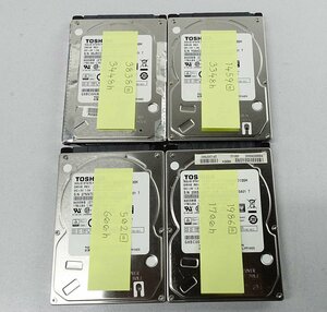 4個セット クリックポスト 東芝 MQ02ABD100H 1TB HDD 2.5インチ/SATA/データ消去 ハードディスク TOSHIBA S111613