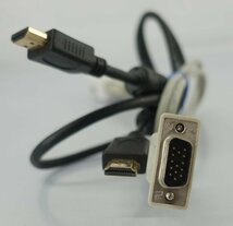 50本set ジャンク扱い TSdrena HAM-CHIVGM HDMI to VGA コンバーター ケーブル HDMI入力 VGA出力 N110308_画像5