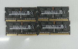 クリックポスト 4枚set ジャンク扱い メモリ SK hynix APPLE PC3L-14900S HMT41GS6BFR8A-RD NA AA 1701 DDR3 8GB iMac A1419用 N112403