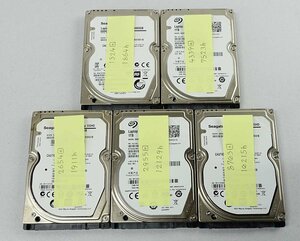 5個セット クリックポスト Seagate ST1000LM014 1TB HDD 2.5インチ/SATA/データ消去 ハードディスク シーゲイト S111615