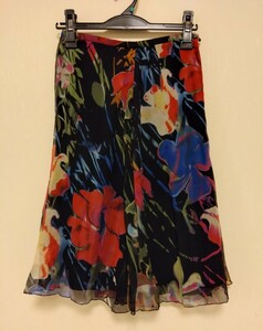 * Armani koretsio-ni* floral print * skirt *