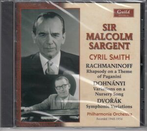 [CD/Guild]ラフマニノフ:パガニーニの主題に基づく狂詩曲Op.43他/C.スミス(p)&M.サージェント&フィルハーモニア管弦楽団 1948.10.1他