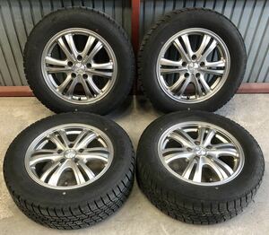 ◆◇グッドイヤー アイスナビ6 215/60R16 2020年製 ホイール付 4本セット 5穴 PCD114.3 GOOD YEAR ICE NAVI 6◇◆