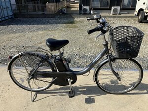 F8 б/у велосипед с электроприводом 1 иен прямые продажи! Panasonic Bb серый рассылка Area внутри. стоимость доставки 3100 иен . доставка 