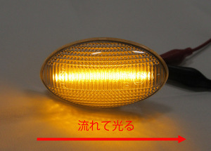 BMW MINI Mini R50 R52 R53 current . shines sequential fibre LED clear lens side marker turn signal [ free shipping ]
