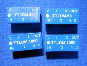 米軍補修用電子部品 集積回路 TTLDM-30,-50,-1000,-1000 計4個 231108-2R