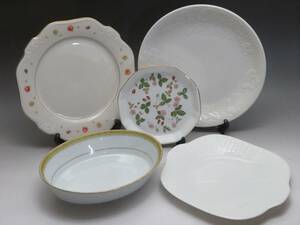 ◆◇WEDGWOOD Noritake YVES SAINT LAURENT ウェッジウッド ノリタケ イヴサンローラン 洋食器 プレート ボウル 計5点 まとめ◇◆